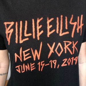 Billie eilish nyc tour shirt
